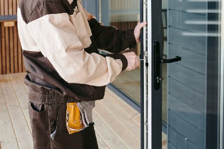 Cleaning And Polishing Glass Door Installation in Fort Myers, FL